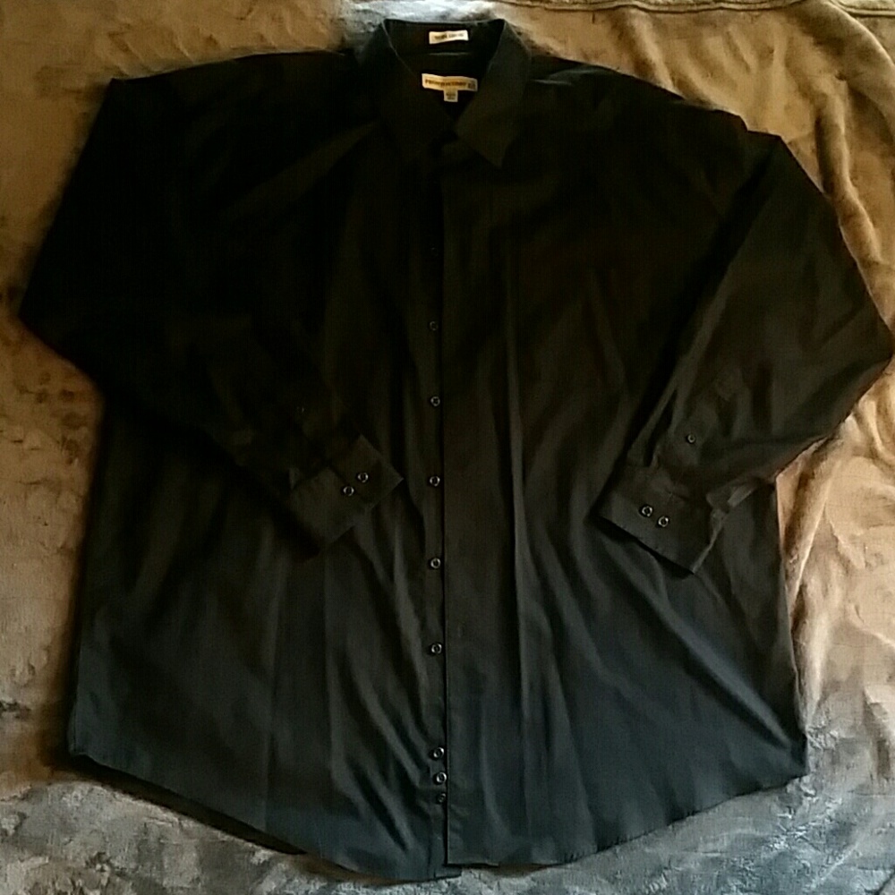 Black longsleeve button up shirt
